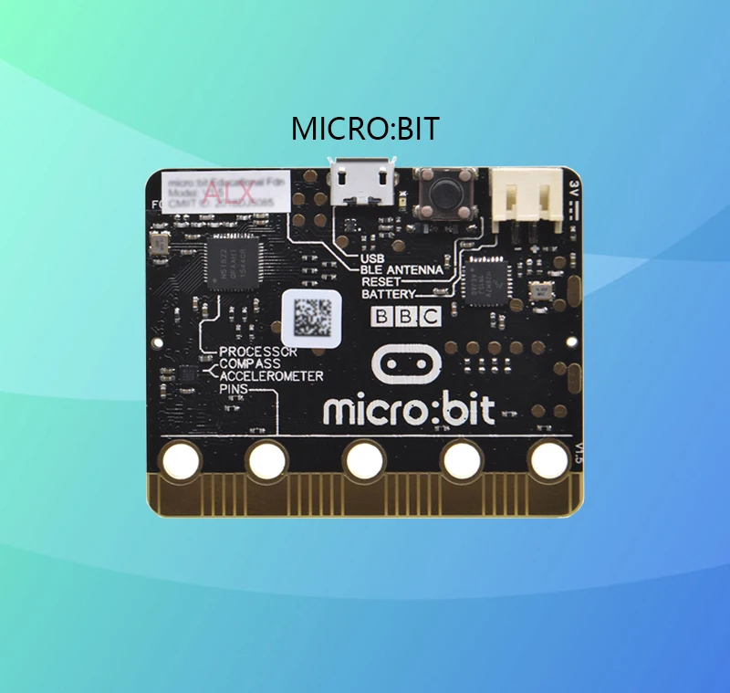 1pcs micro:bit microbit-controller nrf51822 bluetooth ARM Cortex-M0,25 LED light.A computer for kids beginners to programming
1pcs micro:bit microbit-controller nrf51822 bluetooth ARM Cortex-M0,25 LED light.A computer for kids beginners to programming