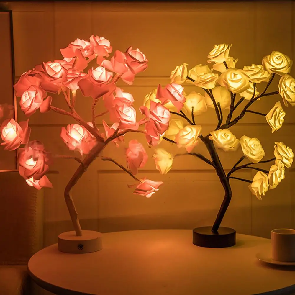 Led lamp Rose Flower Tree Shape USB Port and Battery Powered Decorative LED Table Lights Parties Xmas Wedding
Led lamp Rose Flower Tree Shape USB Port and Battery Powered Decorative LED Table Lights Parties Xmas Wedding