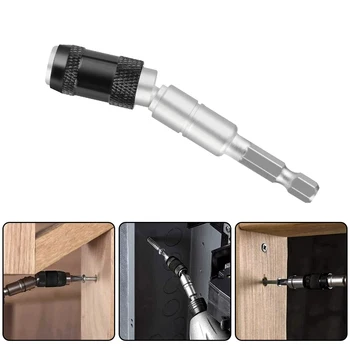 Magnetic 1/4 Inch Hex Bit Socket Universal Impact Socket Adapter Quick Change Locking Bit Holder Screwdriver Extension Hand To
Magnetic 1/4 Inch Hex Bit Socket Universal Impact Socket Adapter Quick Change Locking Bit Holder Screwdriver Extension Hand To