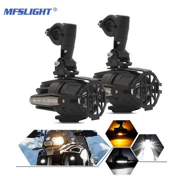 LED Motorcycle Headlight Turn Signal Flashing Auxiliary Headlamp Spotlight Fog Daytime Running Light for BMW R1200GS F800 F310G
LED Motorcycle Headlight Turn Signal Flashing Auxiliary Headlamp Spotlight Fog Daytime Running Light for BMW R1200GS F800 F310G