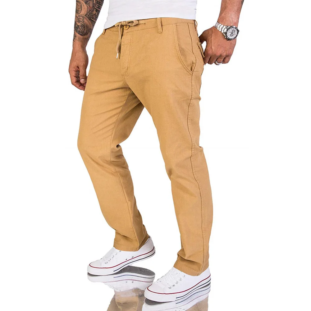 With Pockets Simple Outdoor Trousers Fashion Slim Middle Waist Solid Casual Daily All Season Men Pants Gift Cotton And Linen
With Pockets Simple Outdoor Trousers Fashion Slim Middle Waist Solid Casual Daily All Season Men Pants Gift Cotton And Linen