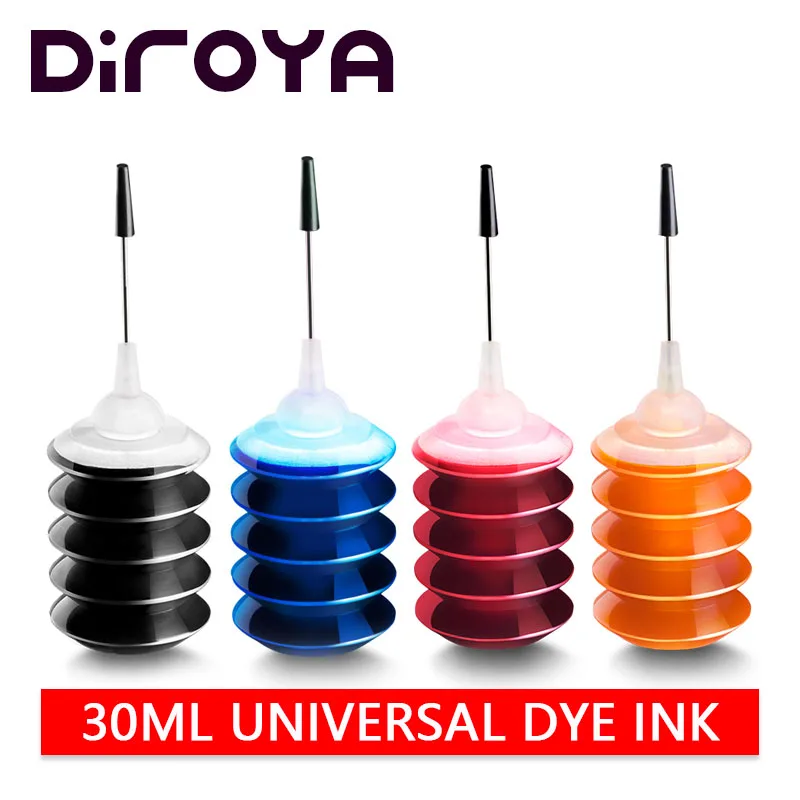 4 Color 30ML Universal Refill Dye Ink kit for Epson Canon HP Brother Lexmark DELL Ricoh Kodak Inkjet Printer CISS Cartridge Ink
4 Color 30ML Universal Refill Dye Ink kit for Epson Canon HP Brother Lexmark DELL Ricoh Kodak Inkjet Printer CISS Cartridge Ink