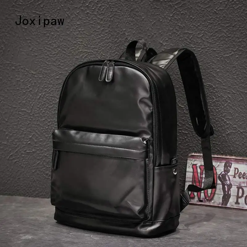 Men's Backpack Trend Simple Travel Large Capacity PU Leather Business Computer Backpack College Backpack Leather Backpack
Men's Backpack Trend Simple Travel Large Capacity PU Leather Business Computer Backpack College Backpack Leather Backpack