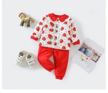 Children's wear baby clothing winter children's thin cotton front open two-piece female baby quilted suit newborn baby clothes
Children's wear baby clothing winter children's thin cotton front open two-piece female baby quilted suit newborn baby clothes