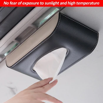 Car Removable Tissue Box Leather Armrest Center console Hanging in Sun visor Simple Stylish Car Interior Accessories
Car Removable Tissue Box Leather Armrest Center console Hanging in Sun visor Simple Stylish Car Interior Accessories