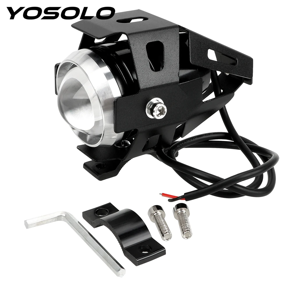 YOSOLO Motorcycle Motorbike Headlight 3000LMW Upper Low Beam & Flash U5 LED Driving Fog Spot Head Light Lamp
YOSOLO Motorcycle Motorbike Headlight 3000LMW Upper Low Beam & Flash U5 LED Driving Fog Spot Head Light Lamp