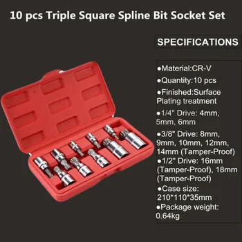 Anti-rust Socket Set For Mercedes 12 Point Anti-corrosion Ratchets Car Home Garden Supplies
Anti-rust Socket Set For Mercedes 12 Point Anti-corrosion Ratchets Car Home Garden Supplies