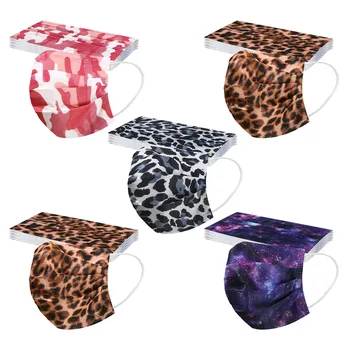 50pc Unisex Leopard Printed Mask Masque Маска Disposable Breathable Soft Masks Adults 3-layer Filter Protective Masks Mascarilla
50pc Unisex Leopard Printed Mask Masque Маска Disposable Breathable Soft Masks Adults 3-layer Filter Protective Masks Mascarilla