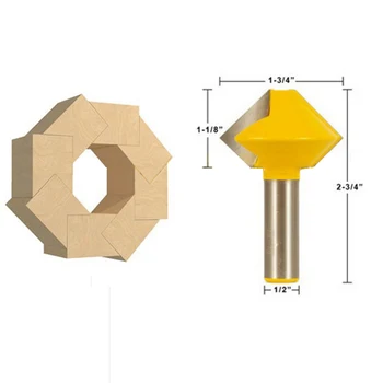 Woodworking Milling Cutter Bird's Mouth Router Bit Carbide Tipped Professional Router for Wood Surface Polishing
Woodworking Milling Cutter Bird's Mouth Router Bit Carbide Tipped Professional Router for Wood Surface Polishing