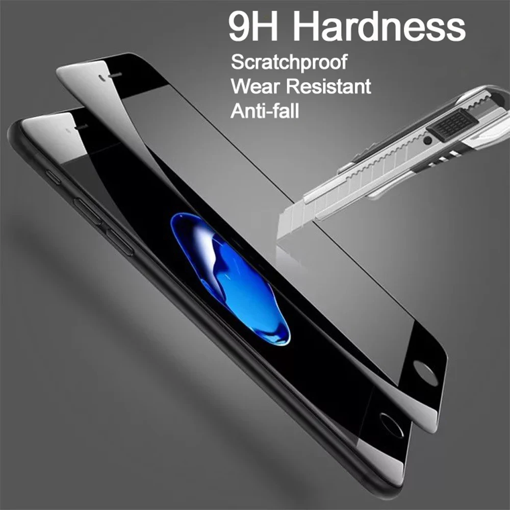 

9H Full Coverage Tempered Glass For Redmi Note5 6 7 Pro 6A 7A Glass For Xiaomi 8 Lite 9 Mix3 2 Screen Protector Glass Front Film