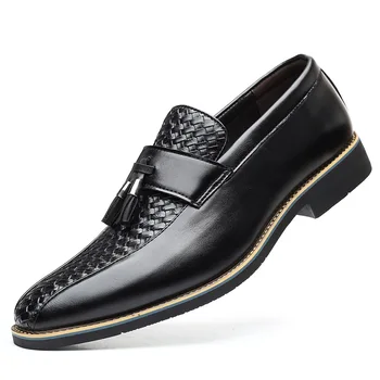 New Arrival Men Classic Fashion Designer Black Leather Shoes Men Formal Coiffeur Tassel Loafers Men Business Office Dress Shoes
New Arrival Men Classic Fashion Designer Black Leather Shoes Men Formal Coiffeur Tassel Loafers Men Business Office Dress Shoes