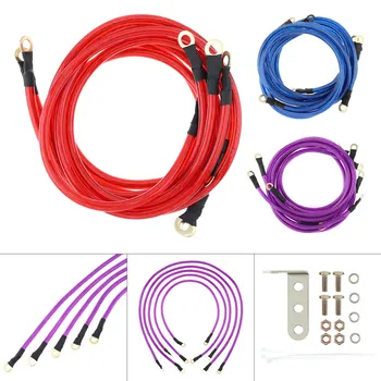 5 Point Car Universal Earth Ground Cables Grounding Wire System Kit High Performance Improve Power for Car Truck
5 Point Car Universal Earth Ground Cables Grounding Wire System Kit High Performance Improve Power for Car Truck