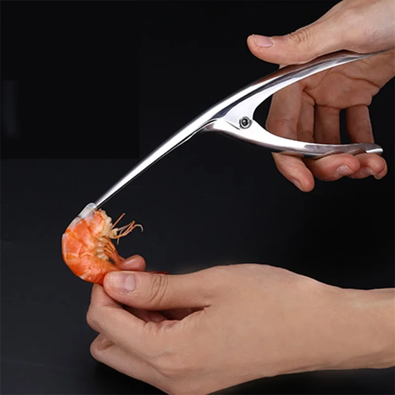 1Pcs shrimp peeler Kitchen seafood gadgets Shelling practical 304 stainless steel Open shrimp machine Peeling pliers Artifact
1Pcs shrimp peeler Kitchen seafood gadgets Shelling practical 304 stainless steel Open shrimp machine Peeling pliers Artifact