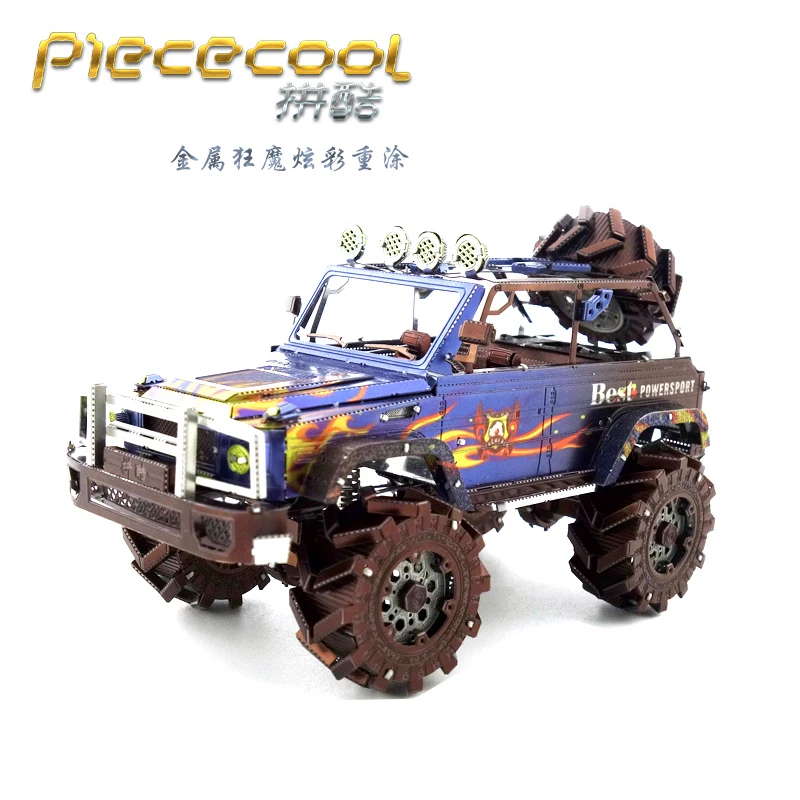 STEEL GOLEM 3D Metal Puzzle Colorful SUV OFF-LOAD VEHICLE 3D Laser Cut Model Puzzle Jigsaw Toys for Children Kids
STEEL GOLEM 3D Metal Puzzle Colorful SUV OFF-LOAD VEHICLE 3D Laser Cut Model Puzzle Jigsaw Toys for Children Kids