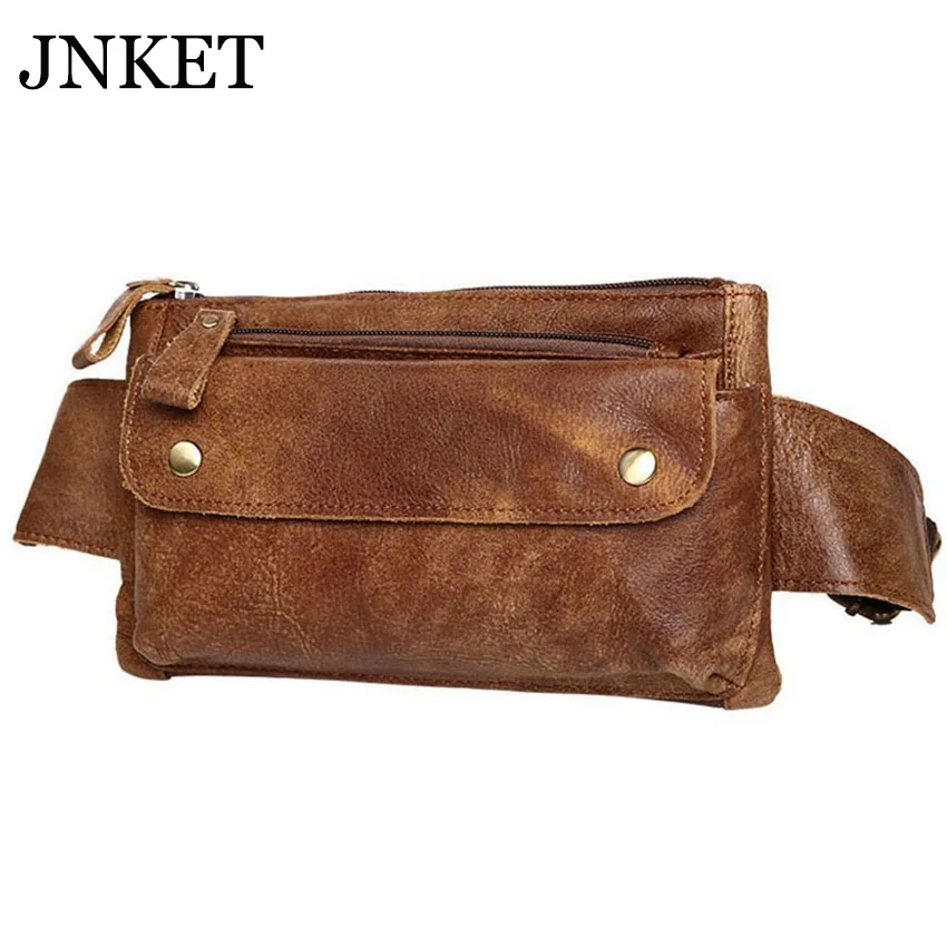 JNKET New Retro Men's Cowhide Waist Bag Chest Bag Messenger Bags Multifunctional Waist Pouch Leisure Waist Pack
JNKET New Retro Men's Cowhide Waist Bag Chest Bag Messenger Bags Multifunctional Waist Pouch Leisure Waist Pack