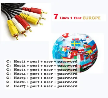 1 Year Cccams for Satellite Receiver 7 Lines panel WIFI FULL HD DVB-S2 Support s via DVB-S2 V8 v7 CCcam Cline Control Panel
1 Year Cccams for Satellite Receiver 7 Lines panel WIFI FULL HD DVB-S2 Support s via DVB-S2 V8 v7 CCcam Cline Control Panel