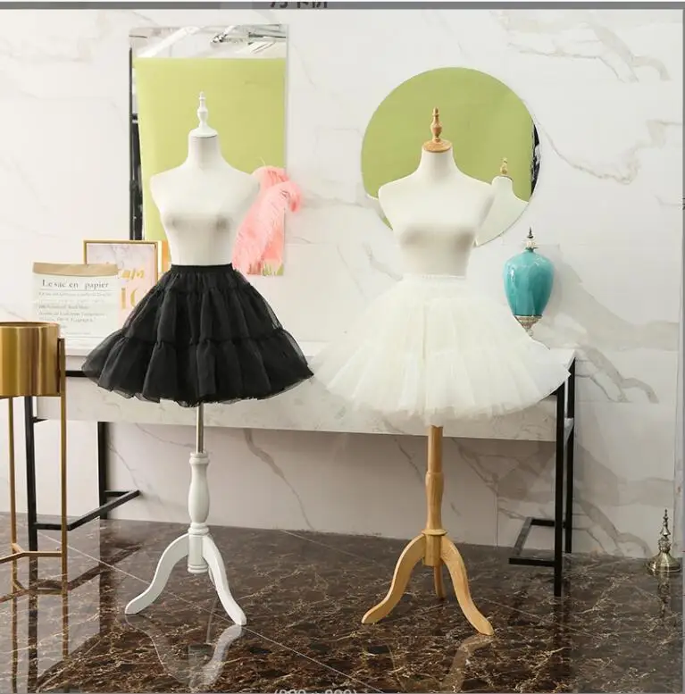 Short Ivory Black Lolita Petticoat Waistband Organza Tutu Ballgown Wedding Underskirt
Short Ivory Black Lolita Petticoat Waistband Organza Tutu Ballgown Wedding Underskirt