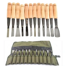 HSS Carpentry Tongue 12PCS Wood Flat Chisel Jumper Chisel Woodworking Boutique Tools with Carry Bag
HSS Carpentry Tongue 12PCS Wood Flat Chisel Jumper Chisel Woodworking Boutique Tools with Carry Bag