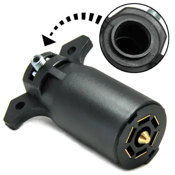 Tirol T21847d 7 Pin Trailer Plug PLASTIC 7 Way Blade Round Connector Plug RV Parts Male 12V Tow bar Towing - Trailer End
Tirol T21847d 7 Pin Trailer Plug PLASTIC 7 Way Blade Round Connector Plug RV Parts Male 12V Tow bar Towing - Trailer End