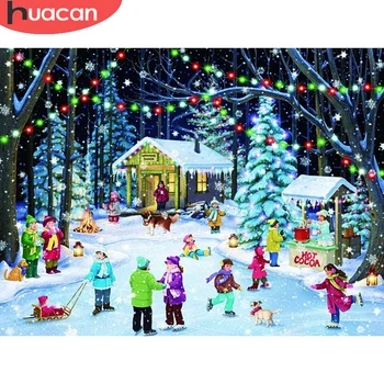 HUACAN Full Square Round Diamond Embroidery Christmas Diamond Painting Landscape Cross Stitch Kit Rhinestone Art
HUACAN Full Square Round Diamond Embroidery Christmas Diamond Painting Landscape Cross Stitch Kit Rhinestone Art