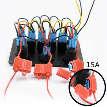 6 Gang Rocker Switch Panel ABS Orange LED Indicator Circuit breaker 18.2cmx12cmx7.5cm
6 Gang Rocker Switch Panel ABS Orange LED Indicator Circuit breaker 18.2cmx12cmx7.5cm
