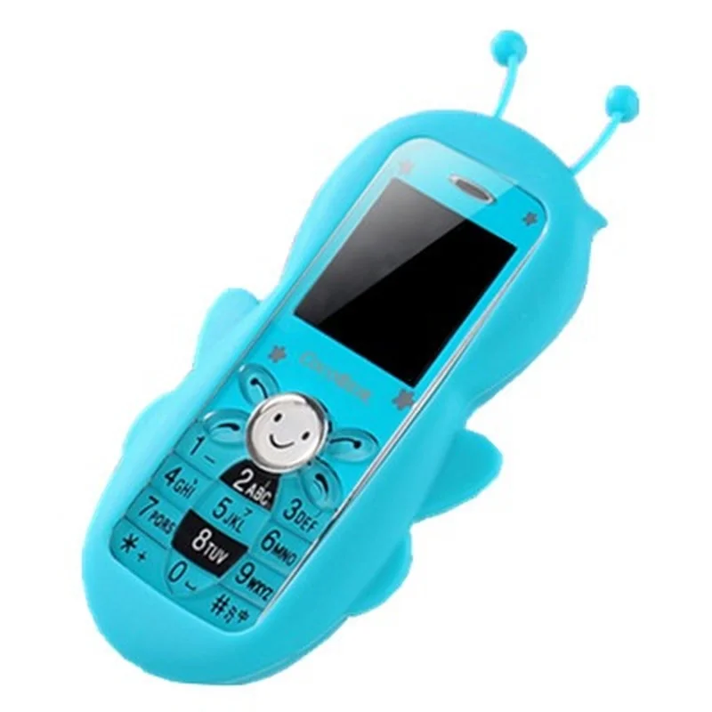 Cute Mini Girl Mobile Phone 2G GSM Quad Band Flip Cartoon Unlocked Kids Children Dual Sim Cheapest CellPhone With Gift Lanyard | Мобильные