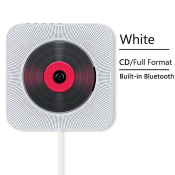 2020 CD Player Wall Mountable Bluetooth Portable Home Audio Box with Remote Control FM Radio Built-in HiFi Speaker MP3
2020 CD Player Wall Mountable Bluetooth Portable Home Audio Box with Remote Control FM Radio Built-in HiFi Speaker MP3