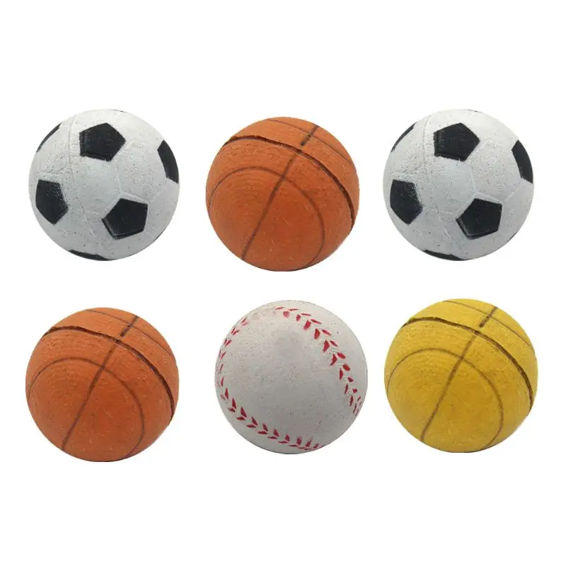 6Pcs Squeaky Latex Rubber Dog Toy Balls for Small Medium Dogs Interactive Chew Sound Fetch Play Puppies Teething
6Pcs Squeaky Latex Rubber Dog Toy Balls for Small Medium Dogs Interactive Chew Sound Fetch Play Puppies Teething