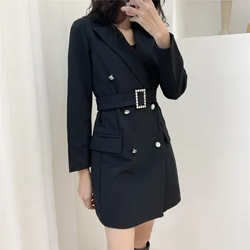 2020 New Spring Vintage Casual Women Blazer Small Suit Solid Jacket Female Black Coat Office Lady Long Sleeve Blazer OL Wear
2020 New Spring Vintage Casual Women Blazer Small Suit Solid Jacket Female Black Coat Office Lady Long Sleeve Blazer OL Wear