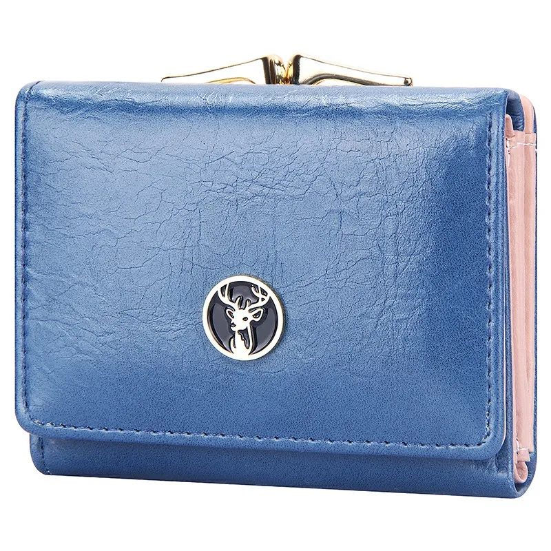 Luxury Deer Fashion Women's Wallets Pu Leather Solid Short Trifold Wallet Lady Women Small Coin Purses Credit Card Holder
Luxury Deer Fashion Women's Wallets Pu Leather Solid Short Trifold Wallet Lady Women Small Coin Purses Credit Card Holder