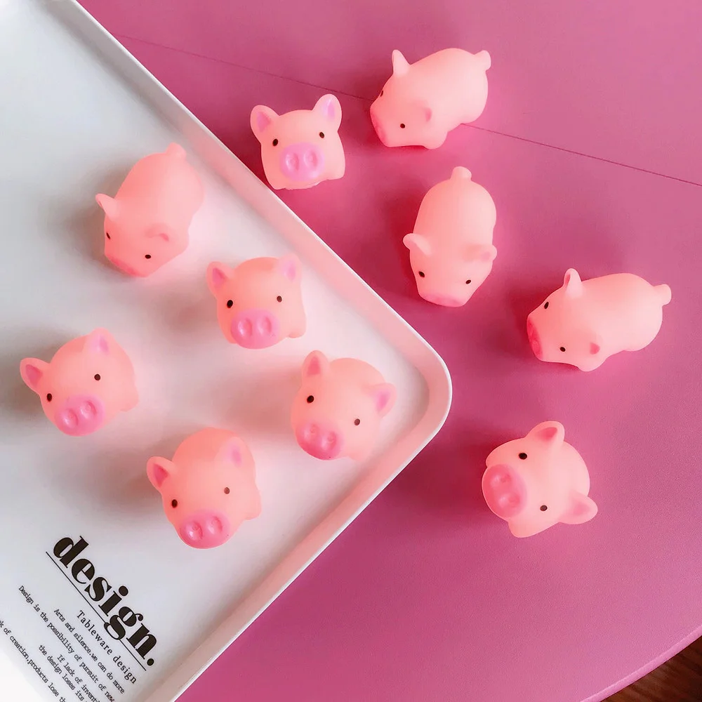 

1 PC Squeeze Pig Slow Rising Squishy Toy Mochi Kawaii Animal Anti-stress Practical Jokes Kids Squishies Cute Toy Children Gift