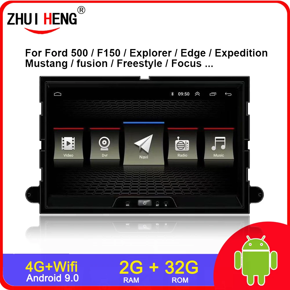 Автомагнитола 2 DIN + 32 ГБ Android 9 0 для iFord F150 F250 F350 500 | Автомобили и мотоциклы