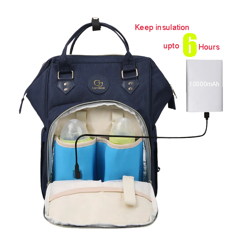 latest design waterproof usb heating baby milk warmer multi pockets diaper bag insulated mommy nappy bag backpack trolley belt 
latest design waterproof usb heating baby milk warmer multi pockets diaper bag insulated mommy nappy bag backpack trolley belt
