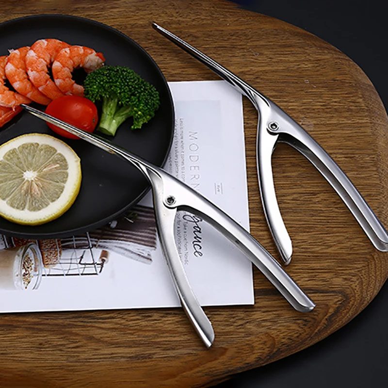 Shrimp Peeler Kitchen Seafood Gadgets Shelling Practical Stainless Steel Open Shrimp Machine Peeling Pliers Artifact
Shrimp Peeler Kitchen Seafood Gadgets Shelling Practical Stainless Steel Open Shrimp Machine Peeling Pliers Artifact