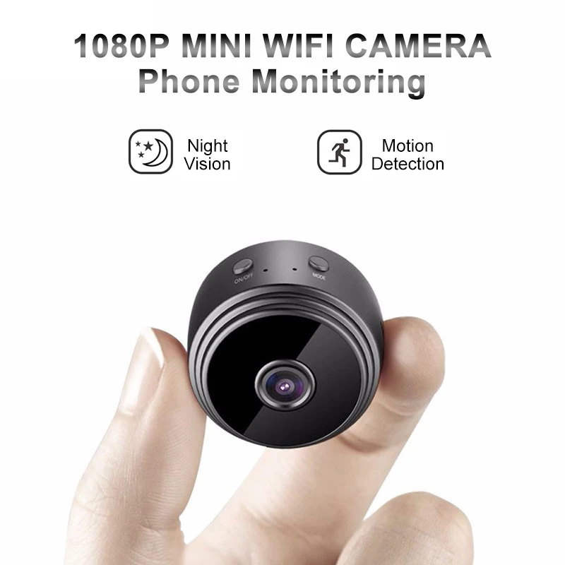 Mini IP WiFi Camera 1080P Sensor Night Vision Camcorder Motion DVR Micro Cams Sport Video Small Camera Remote Monitor Phone App
Mini IP WiFi Camera 1080P Sensor Night Vision Camcorder Motion DVR Micro Cams Sport Video Small Camera Remote Monitor Phone App