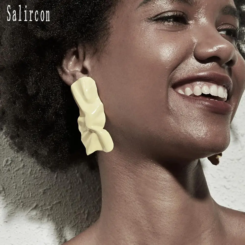 Salircon Exaggerated Big Drop Earrings Color Square Geometric Drop Dangle Earrings Bohemian Multicolor Earrings Women Jewelry
Salircon Exaggerated Big Drop Earrings Color Square Geometric Drop Dangle Earrings Bohemian Multicolor Earrings Women Jewelry