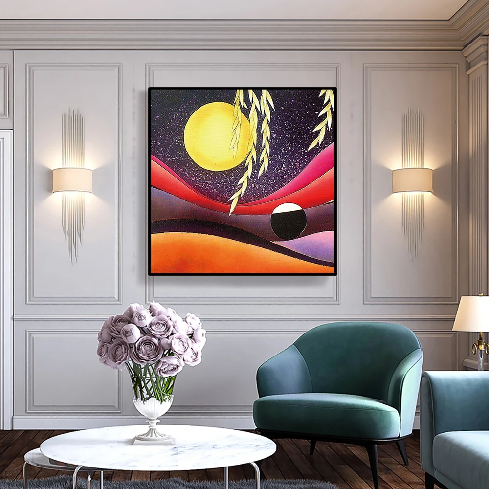 Laeacco Nordic Abstract Geometric Mountain Landscape Wall Art Pictures Canvas Painting Posters and Prints Living Room Decoration
Laeacco Nordic Abstract Geometric Mountain Landscape Wall Art Pictures Canvas Painting Posters and Prints Living Room Decoration