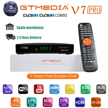 GTMEDIA V7 PRO DVB-S/S2/S2X+T/T2 Memory 1G bit RAM Support Albertis/Tivusat/BBC Satback Support CA card and VCM/ACM
GTMEDIA V7 PRO DVB-S/S2/S2X+T/T2 Memory 1G bit RAM Support Albertis/Tivusat/BBC Satback Support CA card and VCM/ACM