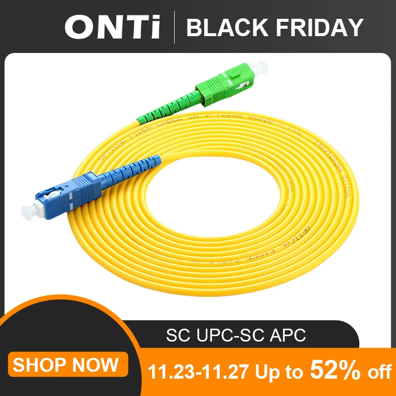 ONTi 10 Pcs SC APC to SC UPC Simplex 2.0mm 3.0mm PVC Single Mode Fiber Patch Cable jumper fiber patch cord fibra optica
ONTi 10 Pcs SC APC to SC UPC Simplex 2.0mm 3.0mm PVC Single Mode Fiber Patch Cable jumper fiber patch cord fibra optica