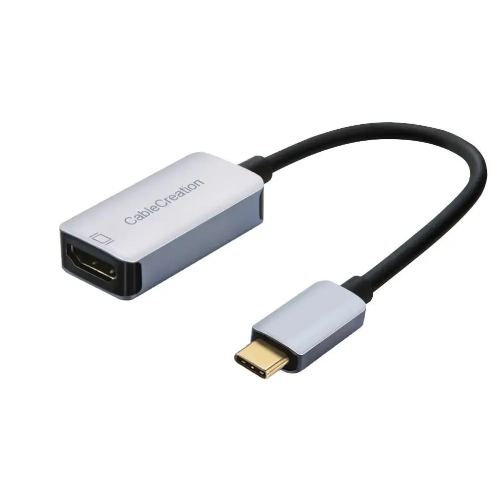 USB C to HDMI Adapter, CableCreation Type C to HDMI 4K@30Hz Adapter, Compatible with MacBook Pro,iPad Pro, Huawei Mate 20, etc.
USB C to HDMI Adapter, CableCreation Type C to HDMI 4K@30Hz Adapter, Compatible with MacBook Pro,iPad Pro, Huawei Mate 20, etc.