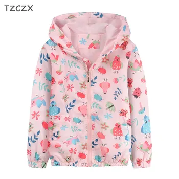 Girl's Jackets outerwear Printing Floral pattern Double layer Cotton lining thin style Children coats clothing
Girl's Jackets outerwear Printing Floral pattern Double layer Cotton lining thin style Children coats clothing