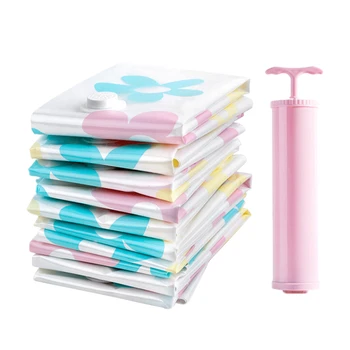 11pcs/set Vacuum Bags for Clothes Storage Bag Wardrobe Closet Organizer Garment Clothing Vacuum Bag with Pump Zip Lock Packaging
11pcs/set Vacuum Bags for Clothes Storage Bag Wardrobe Closet Organizer Garment Clothing Vacuum Bag with Pump Zip Lock Packaging