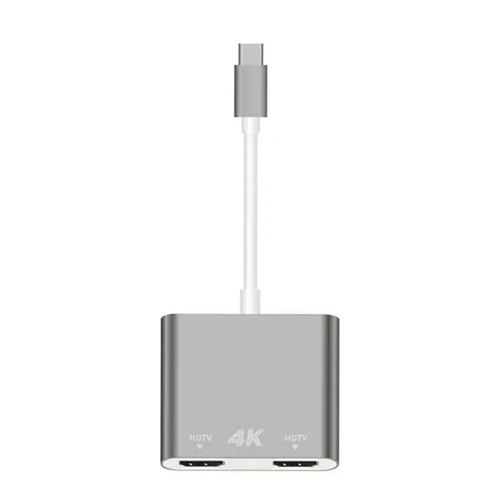 HDMI Type C Adapter 4K C To Dual HDMI USB 3.0 Cable Charge Port Converter For MacBook For Samsung Dex Galaxy S10 / S9
HDMI Type C Adapter 4K C To Dual HDMI USB 3.0 Cable Charge Port Converter For MacBook For Samsung Dex Galaxy S10 / S9