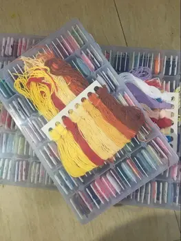1 Set 100 Colors Embroidery Floss Cotton Thread DMC Colors Cross Stitch Craft Kit With Threader Needles Storage Box Scissors
1 Set 100 Colors Embroidery Floss Cotton Thread DMC Colors Cross Stitch Craft Kit With Threader Needles Storage Box Scissors