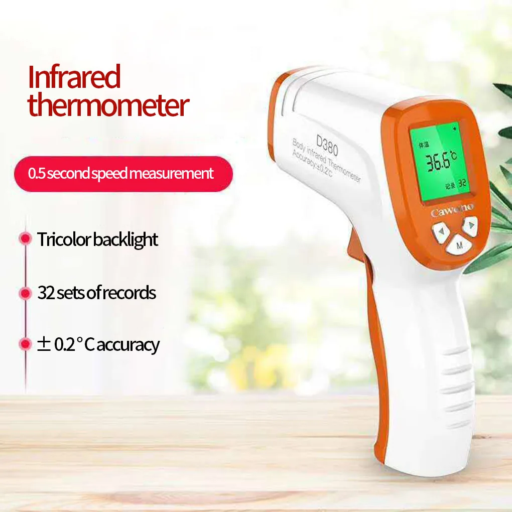 Non-contact Infrared Thermometer Handheld Thermometer For Baby/Adult Body Temperature Measuring Device with LED Display
Non-contact Infrared Thermometer Handheld Thermometer For Baby/Adult Body Temperature Measuring Device with LED Display