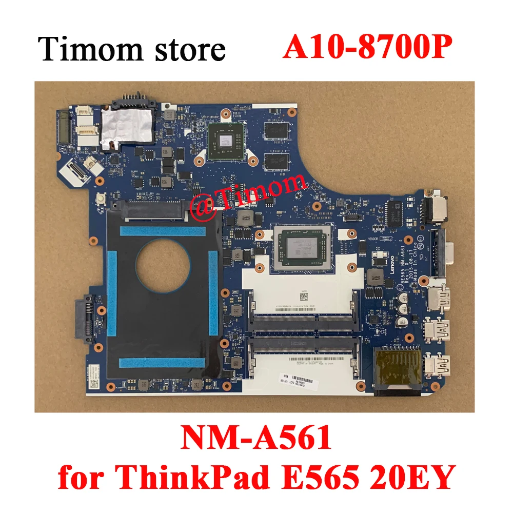 Оригинальная независимая материнская плата для ноутбука ThinkPad E565 20EY, 100% протестированная, A10-8700P FRU PN 01AW123 01AW121 01AW122
Оригинальная независимая материнская плата для ноутбука ThinkPad E565 20EY, 100% протестированная, A10-8700P FRU PN 01AW123 01AW121 01AW122