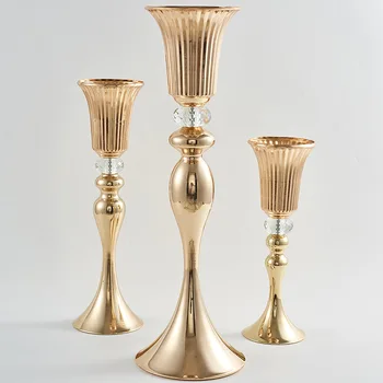 Iron Candlestick Gold Vase Dining Table Decoration Candlestick Wedding Decoration Home Candelabros Decorativos De Velas DD6ZT 
Iron Candlestick Gold Vase Dining Table Decoration Candlestick Wedding Decoration Home Candelabros Decorativos De Velas DD6ZT