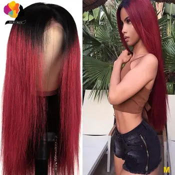 Remyblue Ombre Burgundy Lace Front Wig 99J Colored Human Hair Wigs Peruvian 13*4 Lace Front Human Hair Wigs 150 Remy Pre-plucked
Remyblue Ombre Burgundy Lace Front Wig 99J Colored Human Hair Wigs Peruvian 13*4 Lace Front Human Hair Wigs 150 Remy Pre-plucked