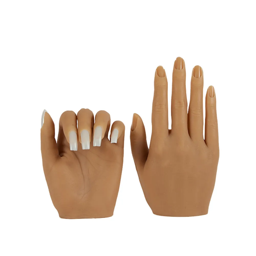 KnowU Practice Hand Manicure Flexible Silicone Jointed Fake Finger Acrylic Display Model Nail Art Halloween Decor
KnowU Practice Hand Manicure Flexible Silicone Jointed Fake Finger Acrylic Display Model Nail Art Halloween Decor