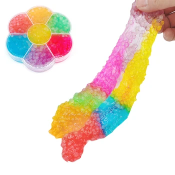 Beautiful Flower Clay Slime Colorful Rainbow Mud Creative DIY Beads Modeling Children Intelligent Magic Gift Kid Toy
Beautiful Flower Clay Slime Colorful Rainbow Mud Creative DIY Beads Modeling Children Intelligent Magic Gift Kid Toy